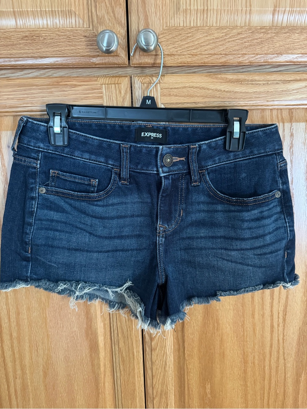 Express Low Rise Cutoff Shorts
